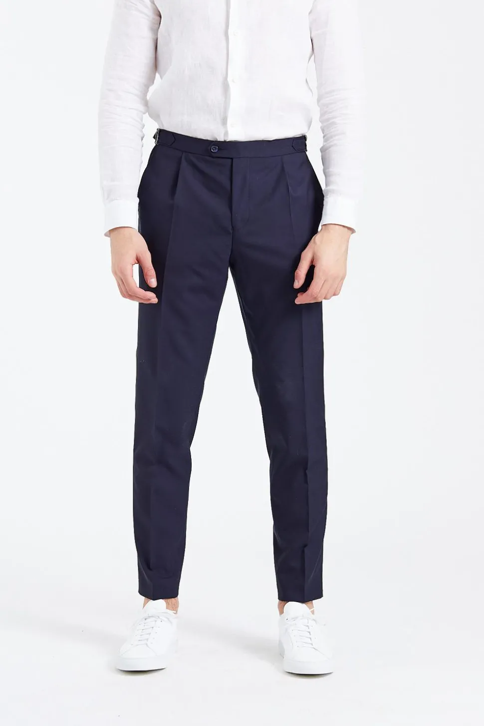 Delon Side Adjuster Trouser Navy