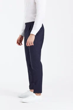 Delon Side Adjuster Trouser Navy