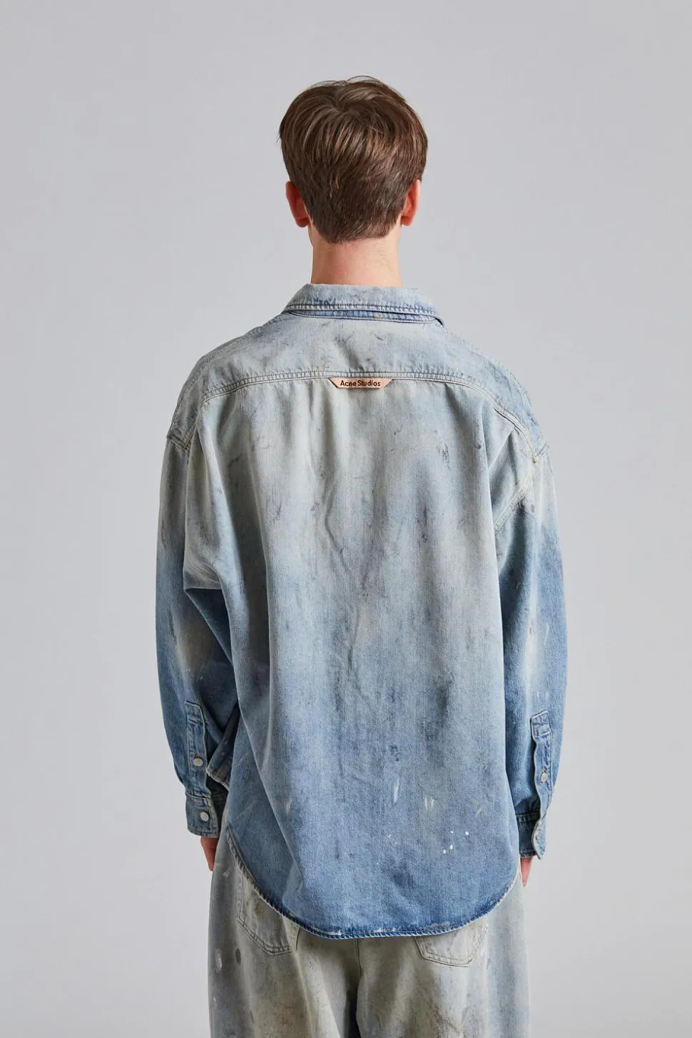 Denim Button-up Shirt FN-UX-SHIR000058 Light Blue