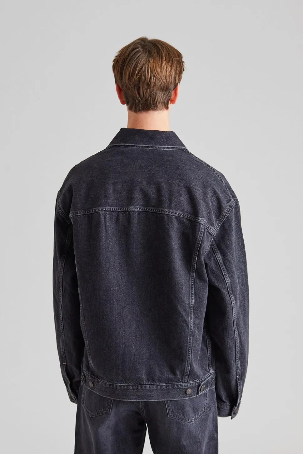 Denim Jacket - Relaxed fit FN-UX-OUTW000062 Black
