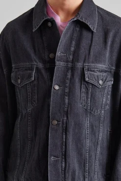 Denim Jacket - Relaxed fit FN-UX-OUTW000062 Black