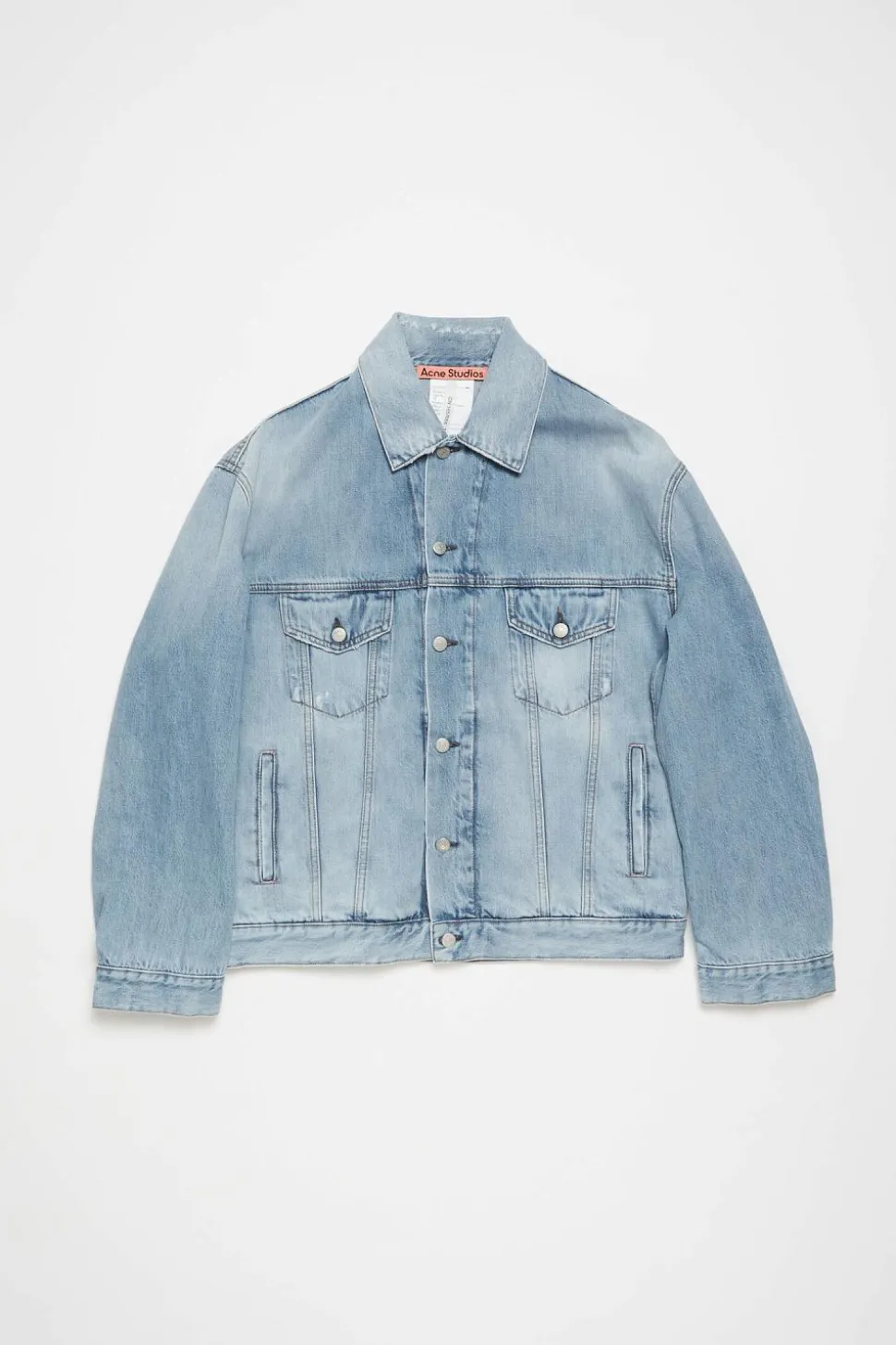 Denim Jacket - Relaxed Fit FN-UX-OUTW000065 Light Blue