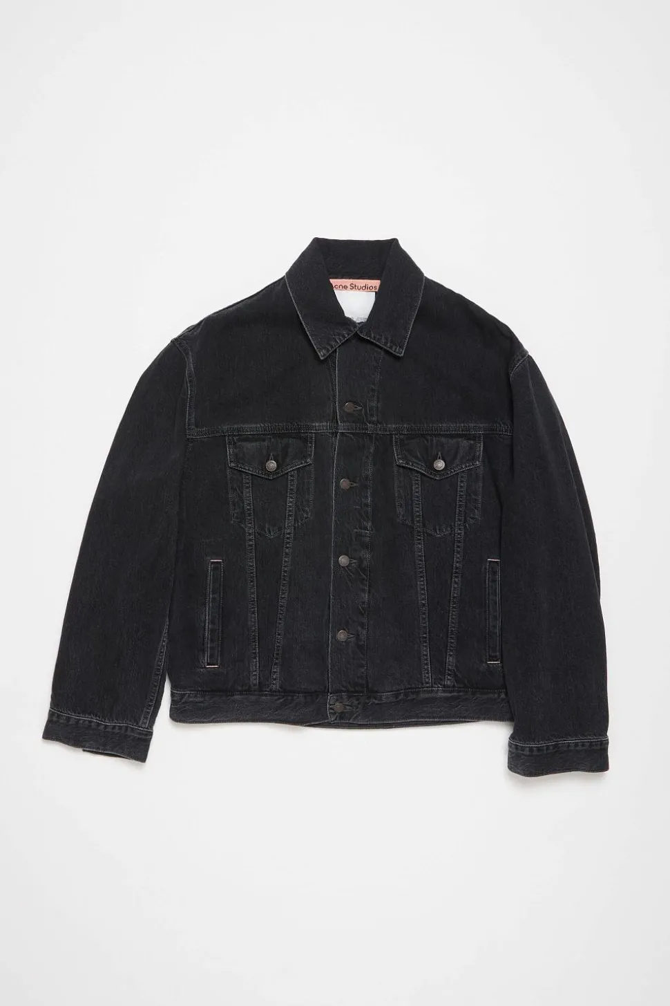 Denim Jacket - Relaxed fit FN-UX-OUTW000062 Black