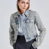 Denim Jacket Blue/Beige FN-WN-OUTW000882