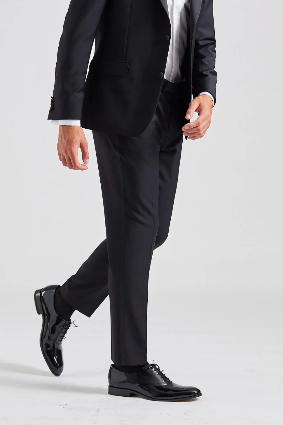 Denz Tuxedo Trouser Black