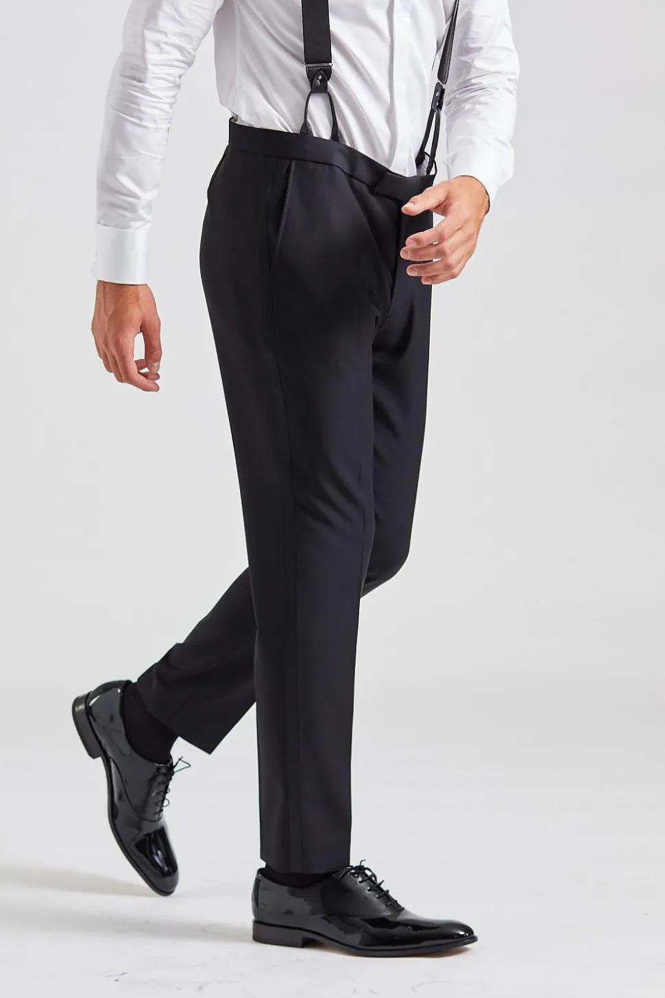Denz Tuxedo Trouser Black