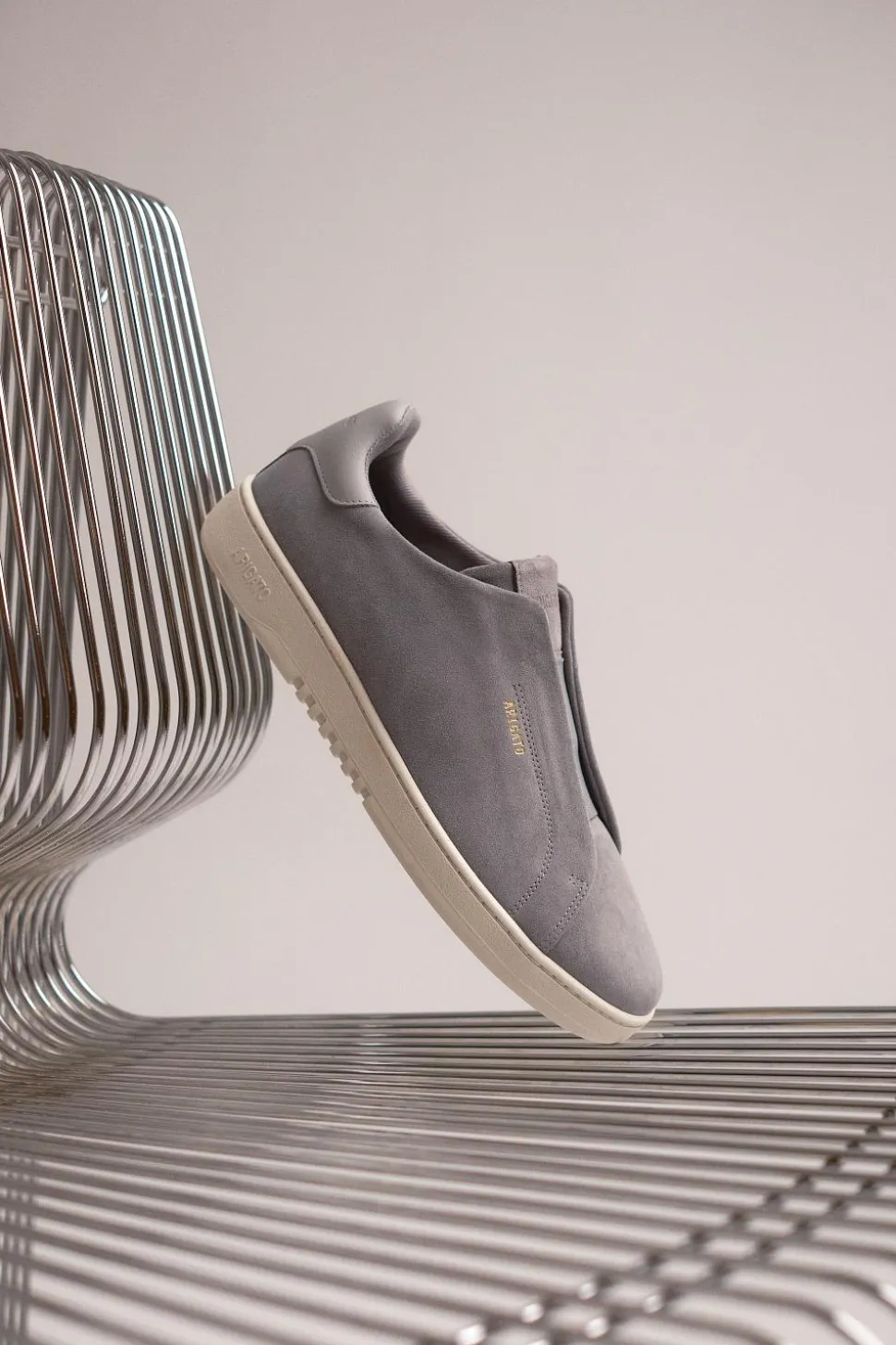Dice Laceless Sneaker Dark Grey/White