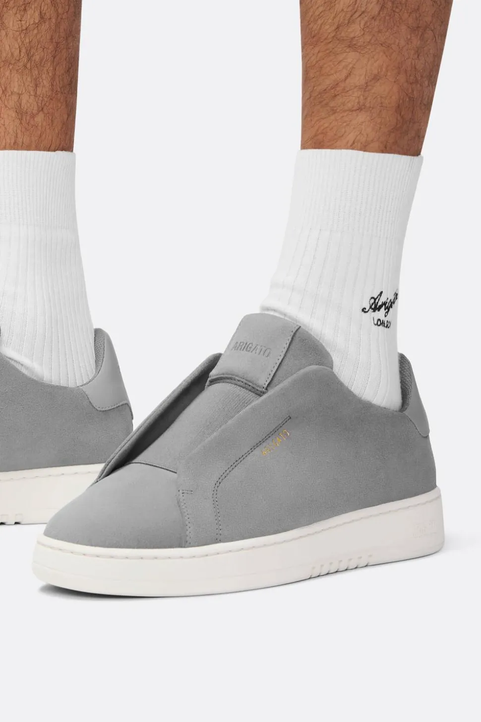 Dice Laceless Sneaker Dark Grey/White