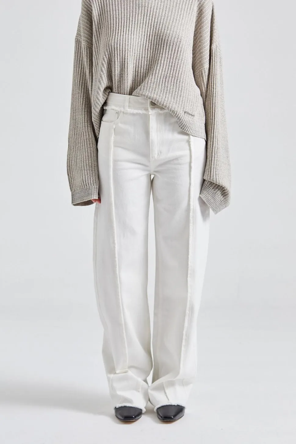 Dina Jeans White