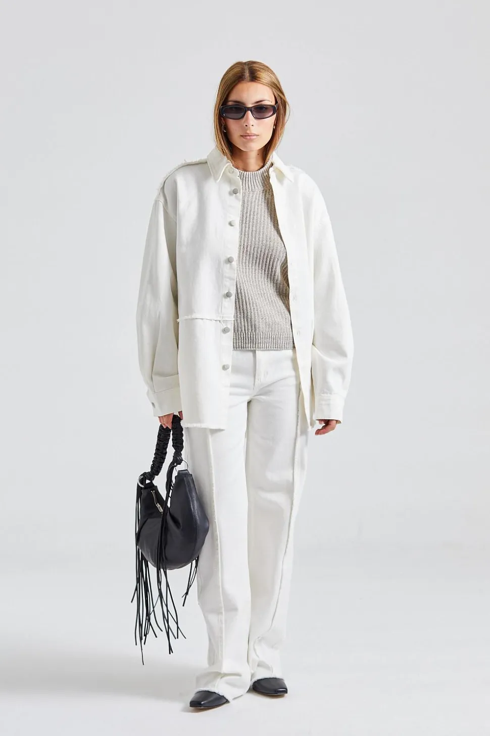 Dina Jeans White