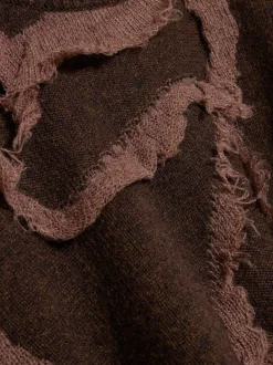 Distressed Emblem Crew Brown Mix