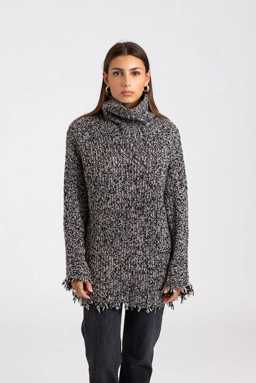 Dory Knit Sweater Black Mix