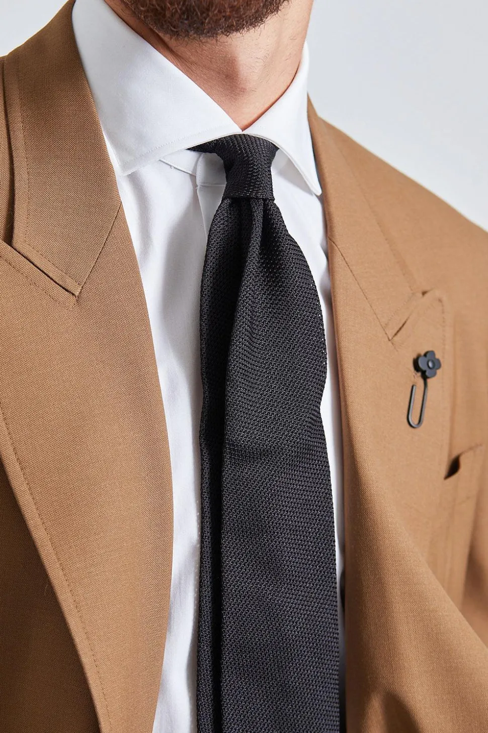 Double Breasted Attitude Blazer Brown