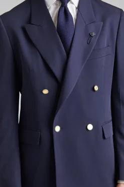 Double Breasted Feeling Jacket Navy