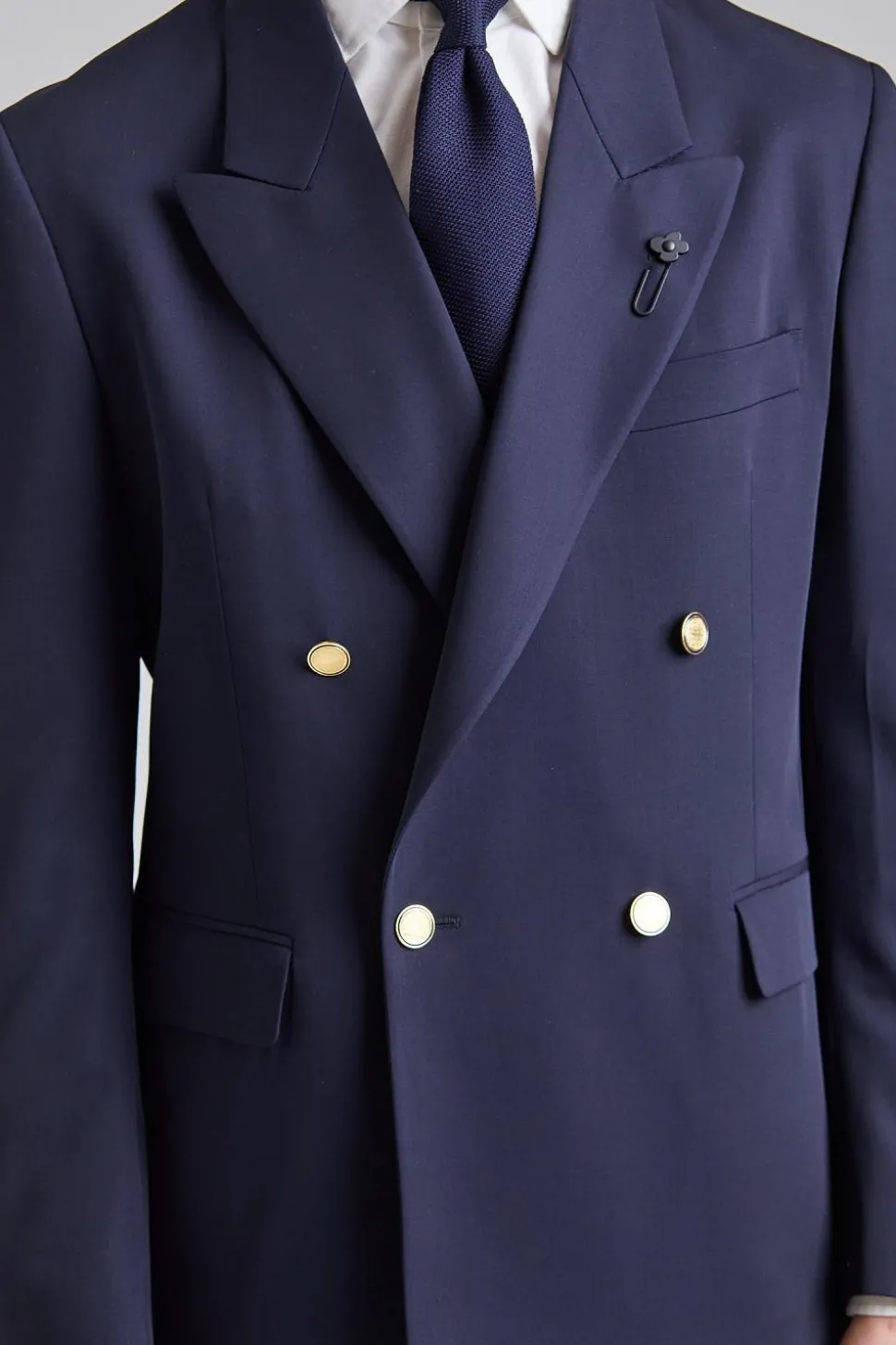 Double Breasted Feeling Jacket Navy