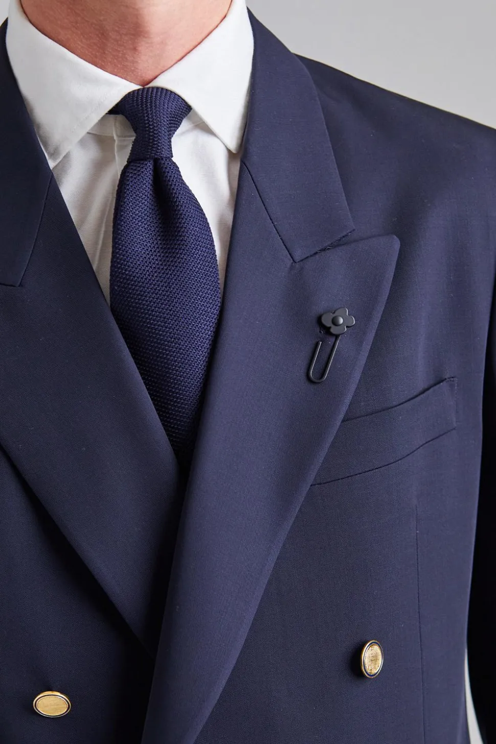 Double Breasted Feeling Jacket Navy