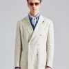 Double Breasted Roma Jacket Beige