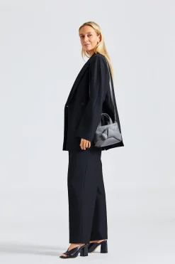 Double-Breasted Blazer Black