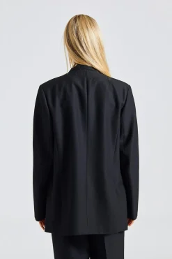 Double-Breasted Blazer Black
