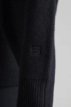 Double-knit Turtleneck Black