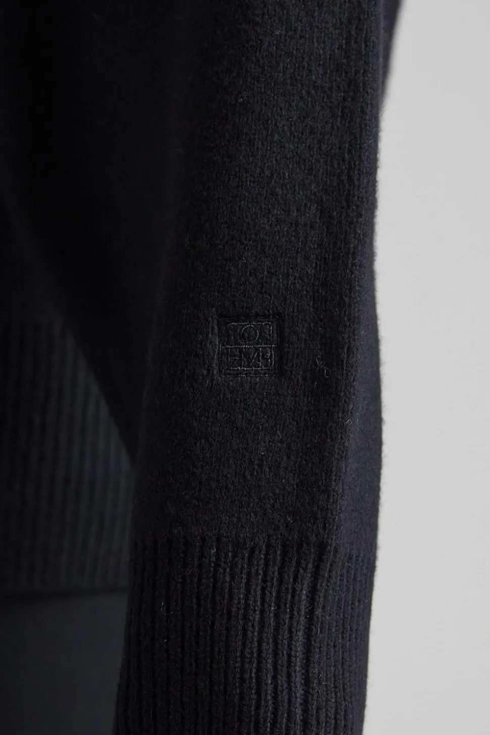 Double-knit Turtleneck Black