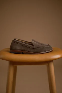 Drake's Summer Loafer Dark Brown