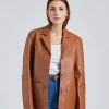 Easy Leather Jacket Tan