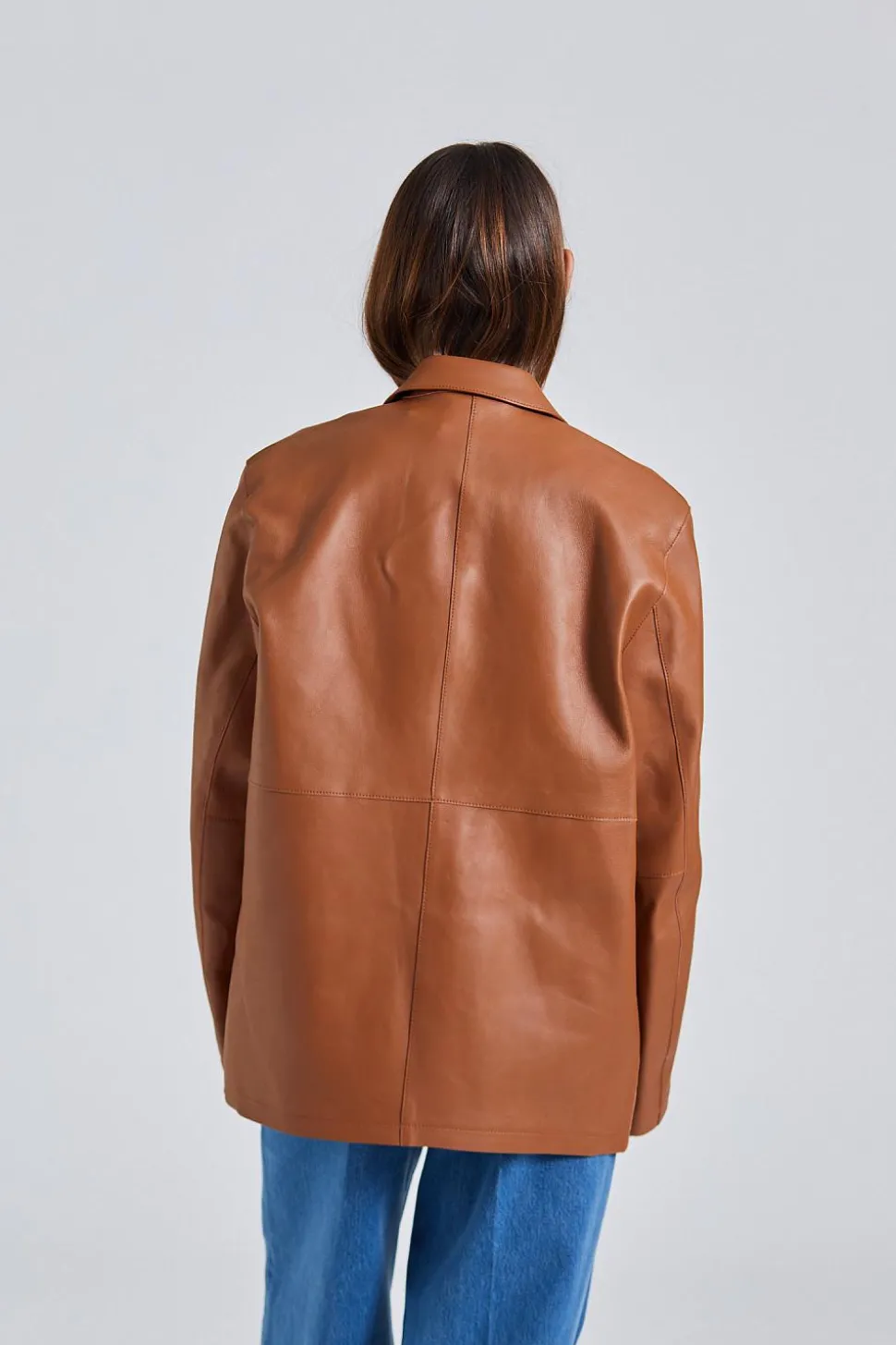 Easy Leather Jacket Tan
