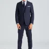 Edmund Three Piece Suit Navy