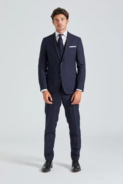 Edmund Three Piece Suit Navy
