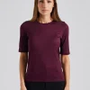 Elena Tee Burgundy