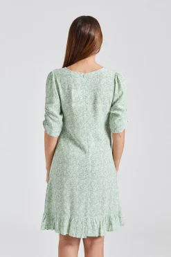 Ellen Dress Green Shades