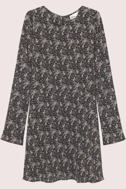 Estelle Mini Dress Brown Wild Flower