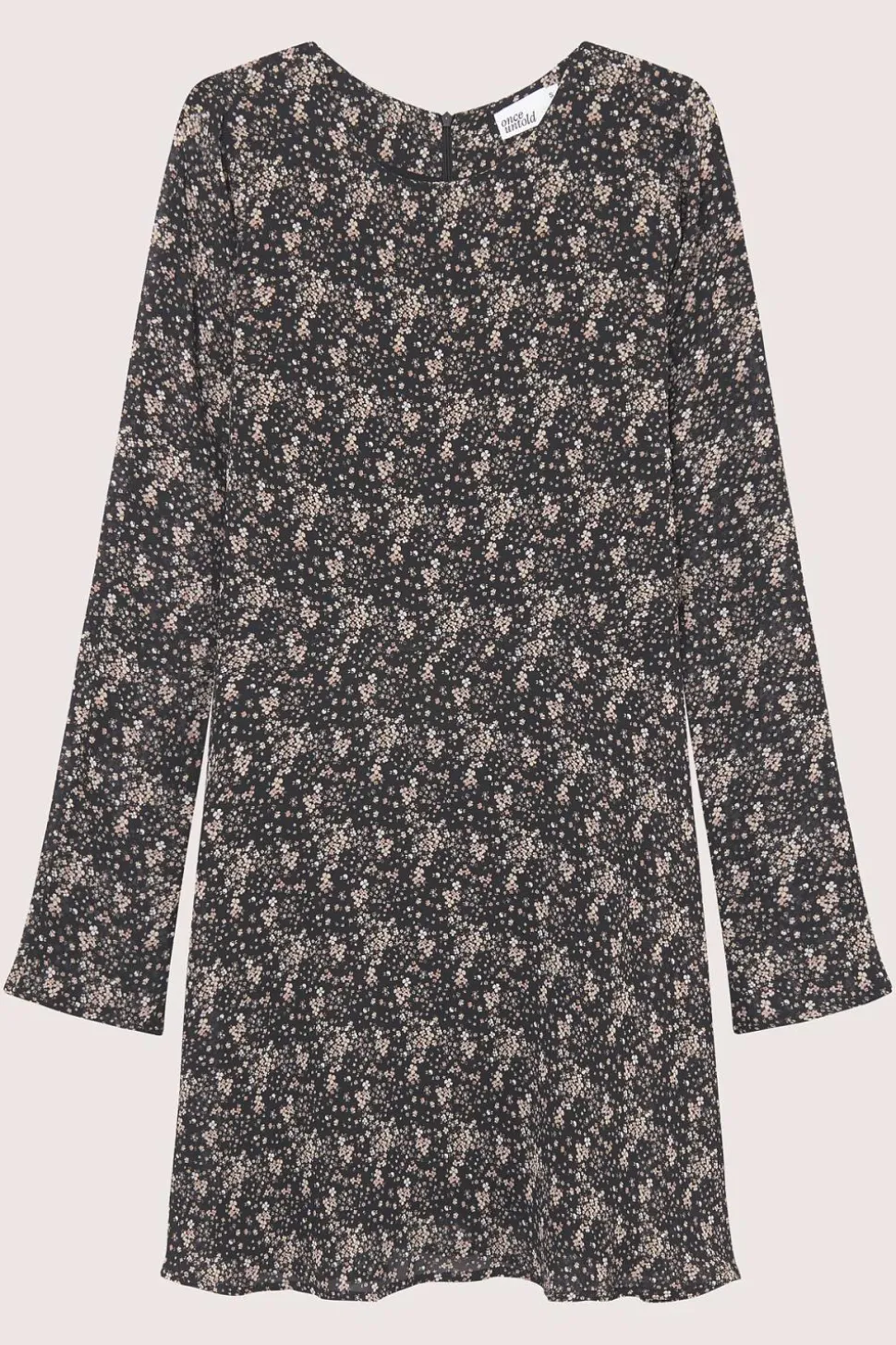 Estelle Mini Dress Brown Wild Flower
