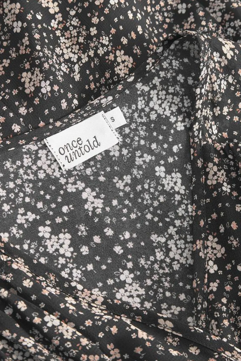 Estelle Wrap Dress Brown Wild Flower