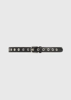 Eyelet Belt Black