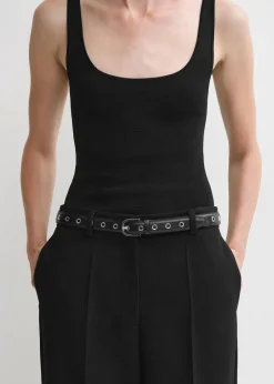 Eyelet Belt Black