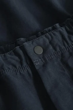 Ezra Relaxed Cotton Linen Short Dark Navy