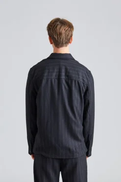 Fabian Shirt Black Stripes