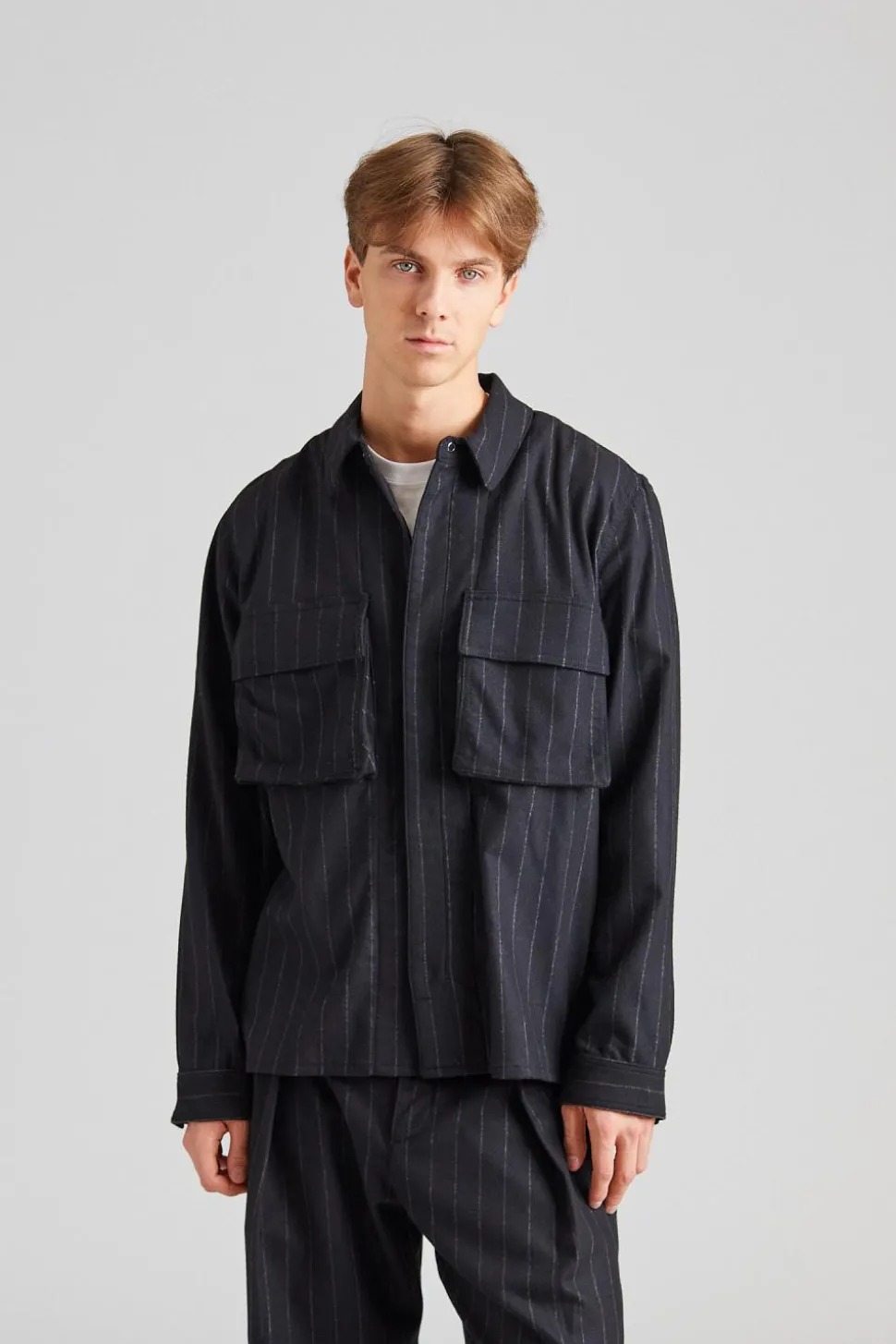 Fabian Shirt Black Stripes