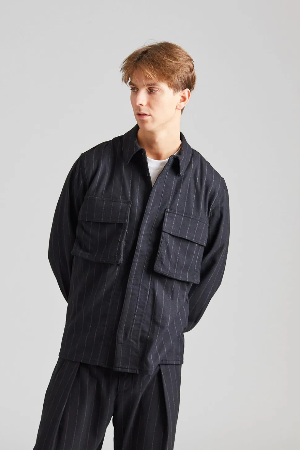 Fabian Shirt Black Stripes