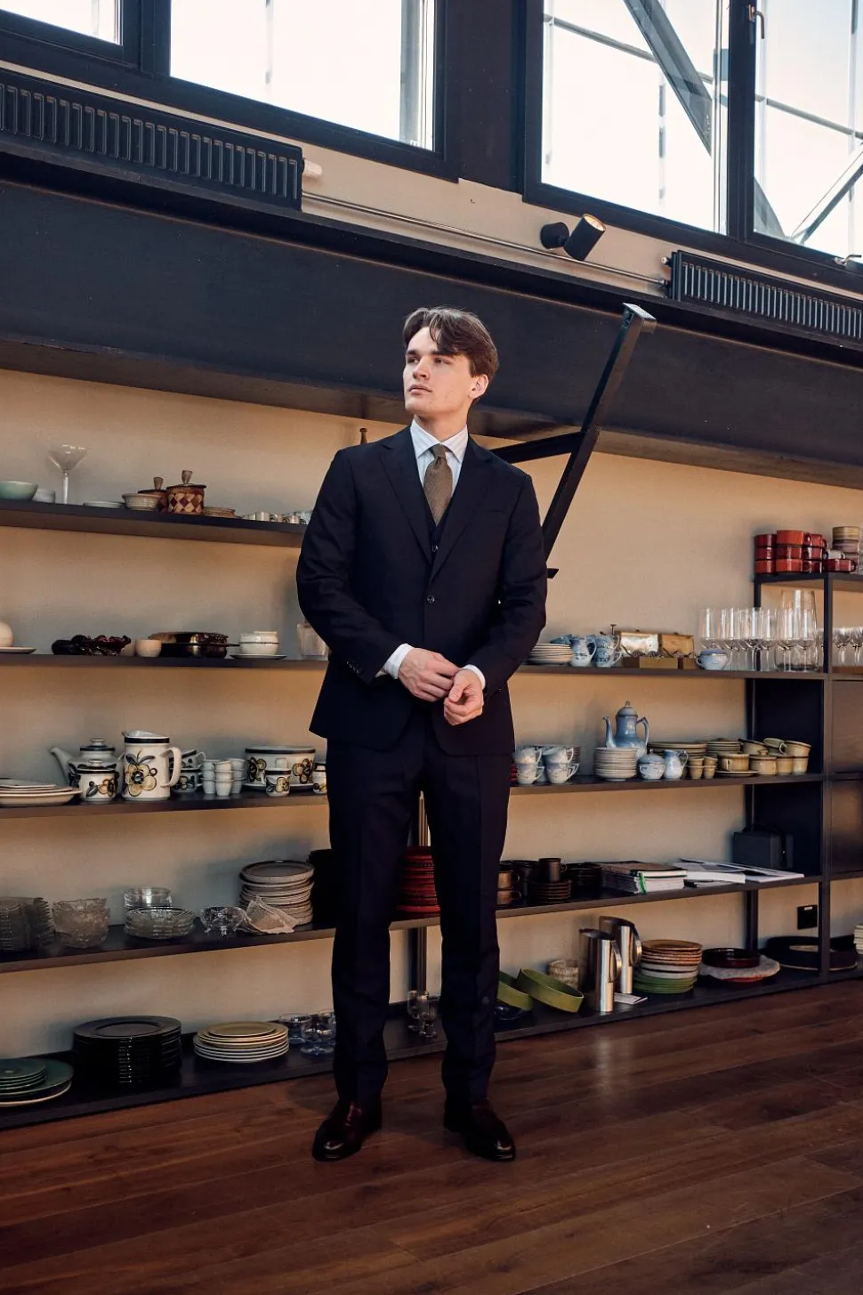 Falk Denz Suit Navy