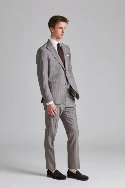 Faron Dandy Suit Suede Brown