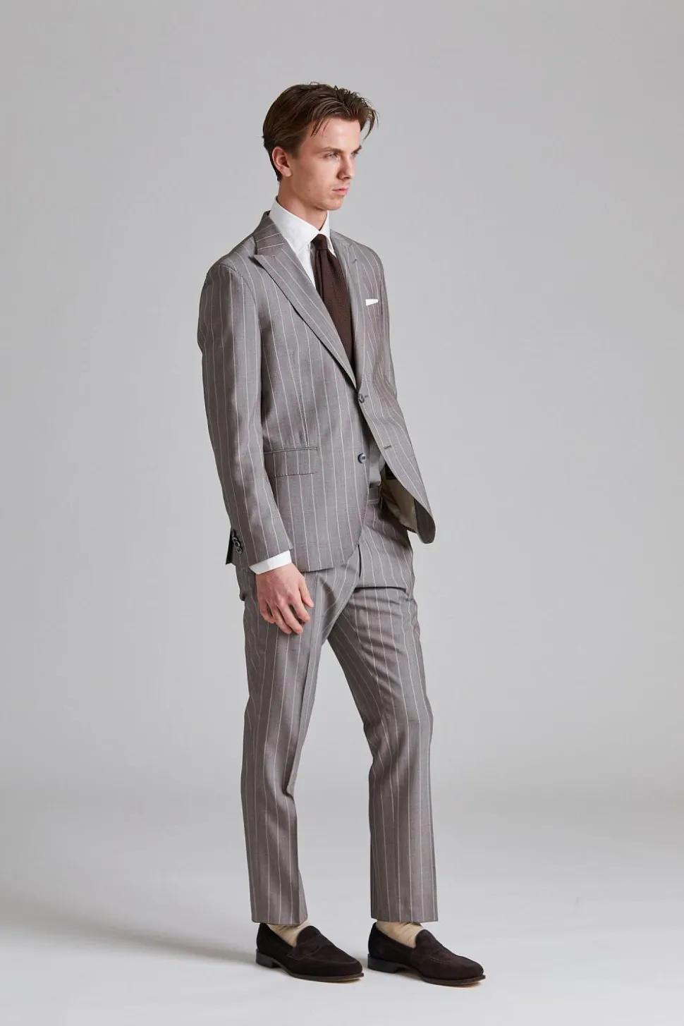 Faron Dandy Suit Suede Brown