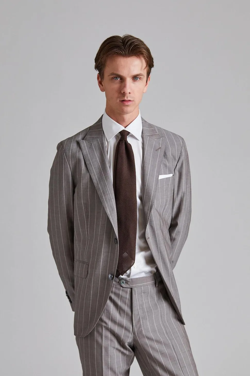 Faron Dandy Suit Suede Brown