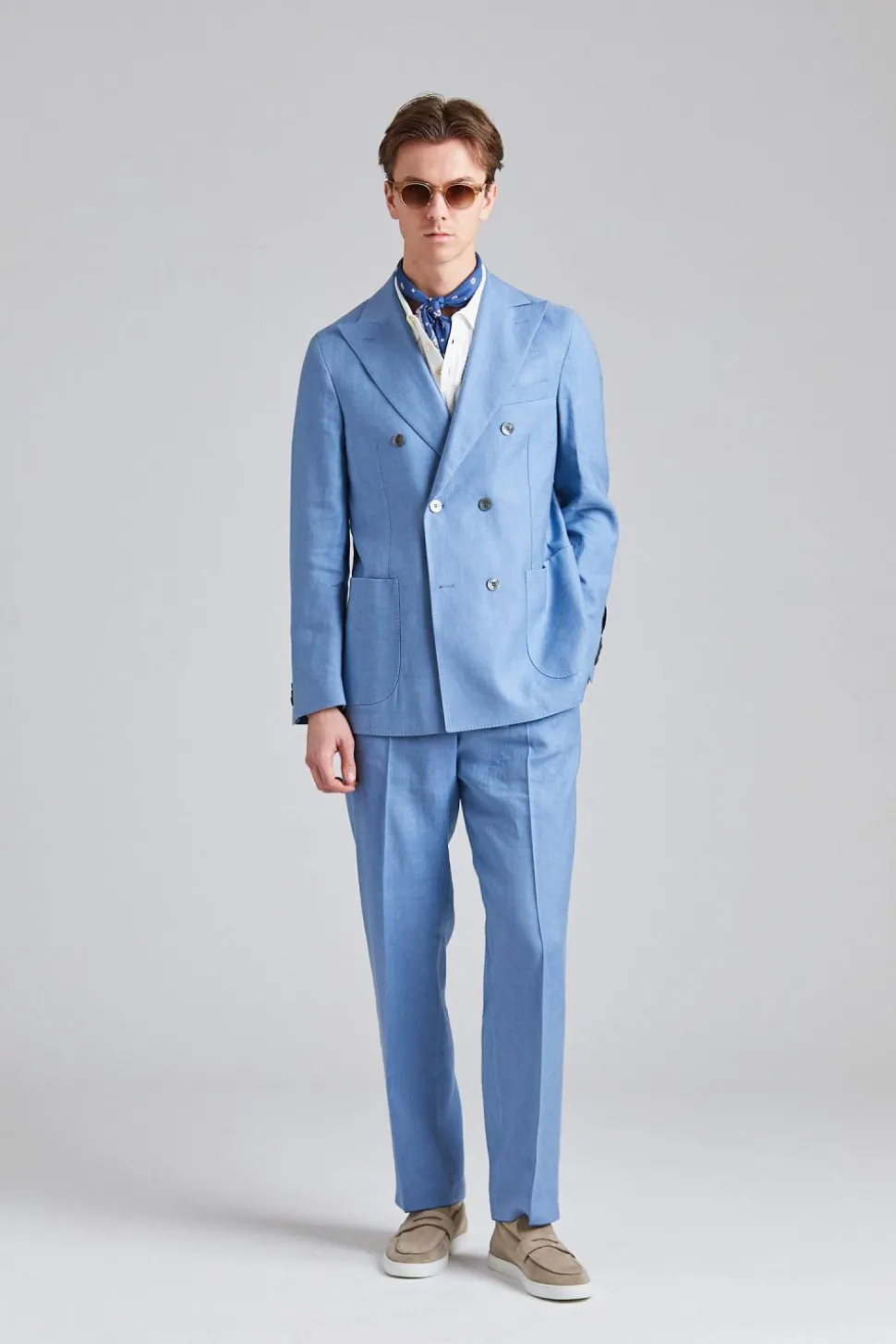 Farris Del Suit Smog Blue