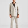 Farris Delon Suit Trench Beige
