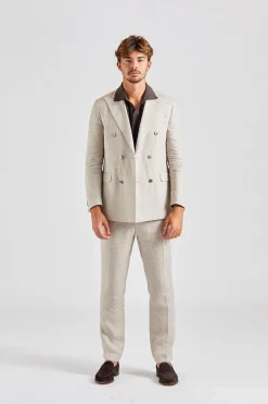 Farris Delon Suit Trench Beige