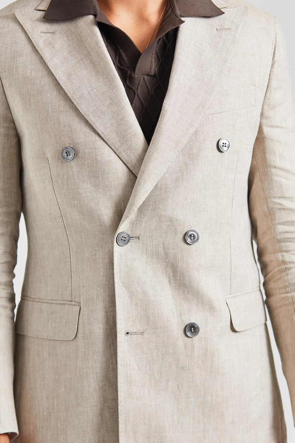 Farris Delon Suit Trench Beige