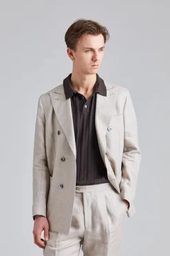Farris Patch Delon Suit Trench Beige